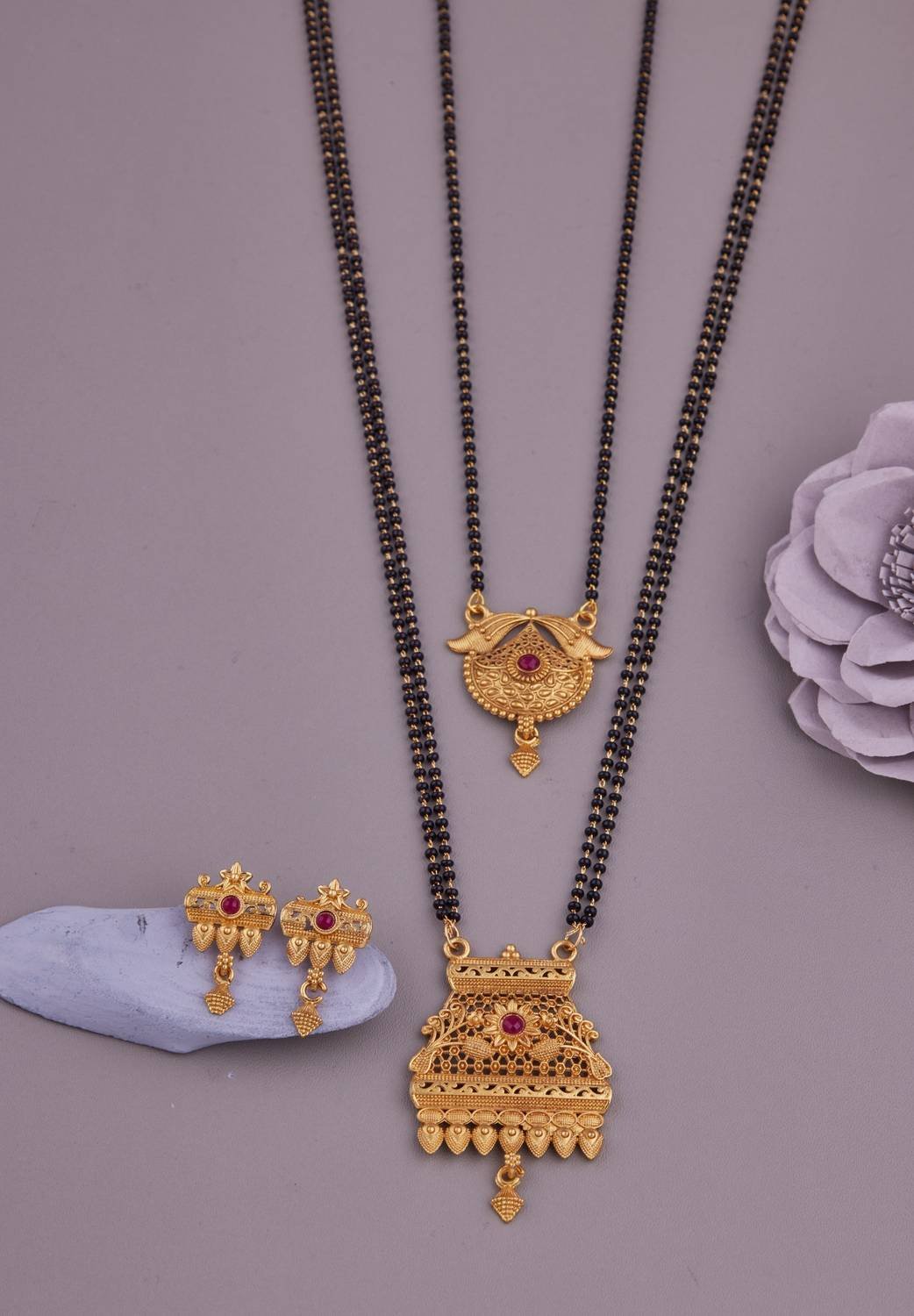 JRD GLOBAL Alloy Gold-plated Multicolor Jewellery Set